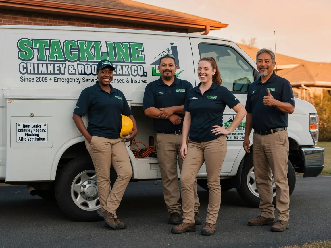 Chimney flashing repair company in Sallisaw, OK